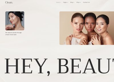 Clean – Premium Responsive Beauty Salon & Wellness Clinic WordPress Theme