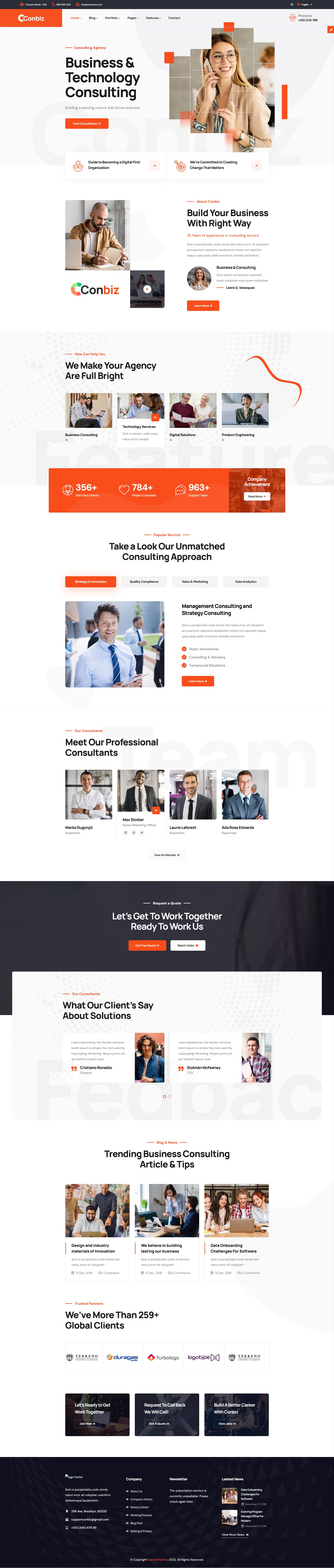 Conbiz Drupal Corporate Website Themes