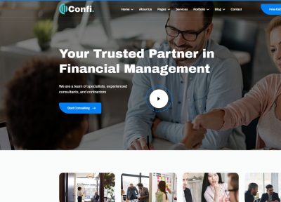 Confi – Premium Responsive Consulting Services Joomla Template