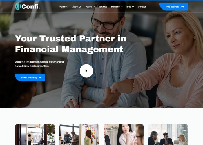 Confi – Premium Responsive Consulting Services Joomla Template