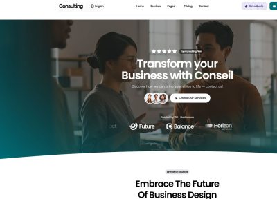 Conseil – Premium Responsive Business Elementor WordPress Theme