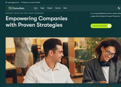 Consulten – Premium Responsive Finance and Consulting HTML5 Template