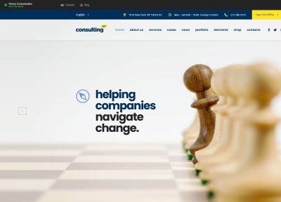 Consulting – Premium Responsive Business & Finance WordPress Theme