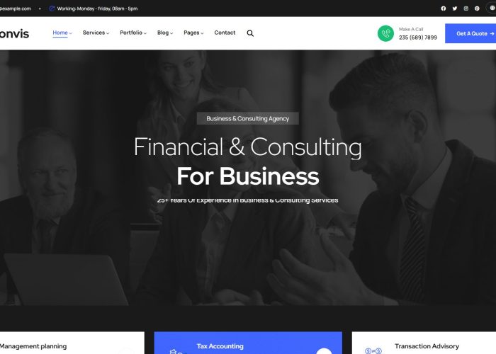 Convis – Premium Responsive Multipurpose Business Drupal 11 Theme