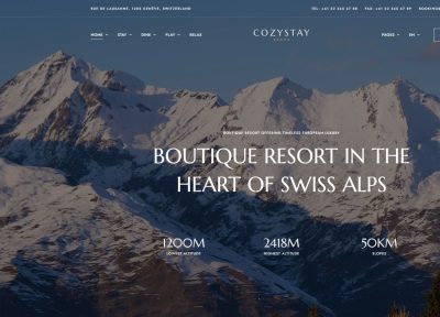 CozyStay – Premium Responsive Hotel Booking WordPress Theme