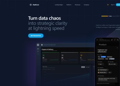 DashCore – Premium Responsive Next.js SaaS & Startup Template