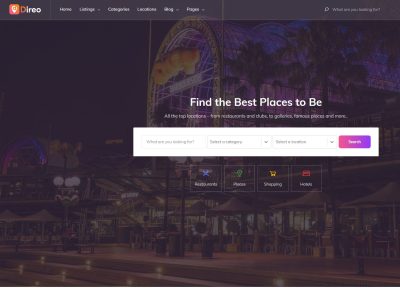 Direo Next.js – Premium Responsive Directory & Listings Template