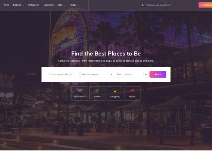 Direo Next.js – Premium Responsive Directory & Listings Template