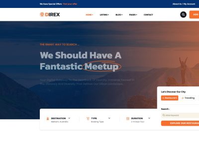 Direx – Premium Responsive Directory & Listing Service HTML5 Template