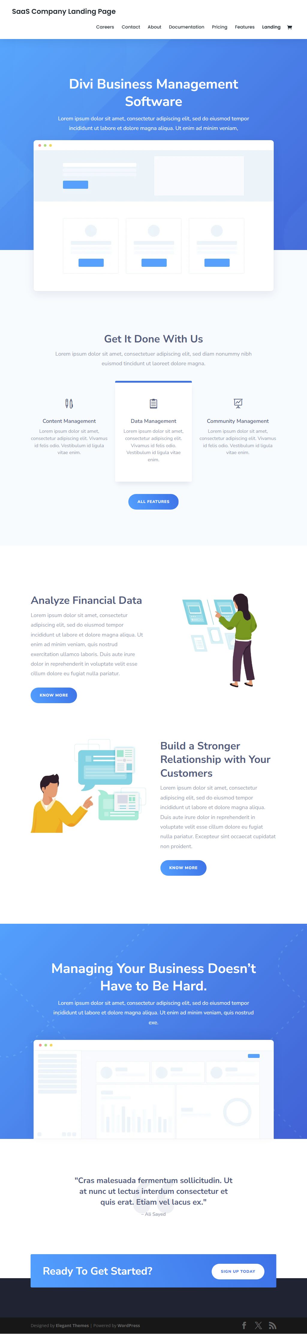 Divi Builder Plugin – Divi Visual Page Builder for Any Theme theme — Tablet preview