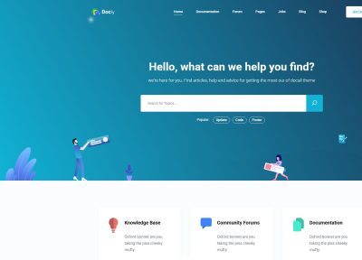 Docly – Premium Responsive Documentation & Knowledge Base WordPress Theme