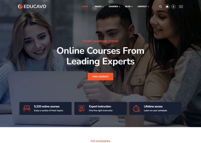 Educavo – Premium Responsive LearnDash Education WordPress Theme