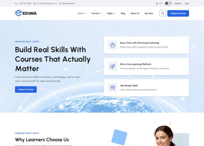 Eduma – Premium Responsive LMS & Education WordPress Theme