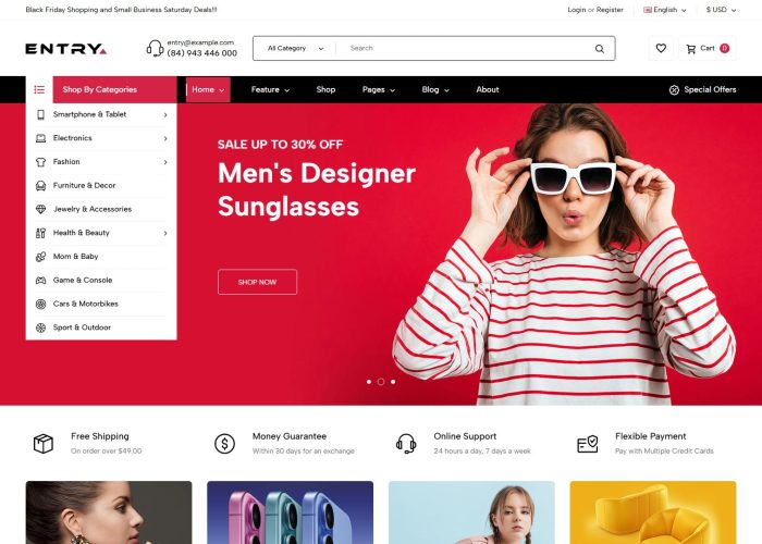 Entry – Premium Responsive Multipurpose OpenCart 4 Theme