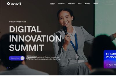 Evevit – Premium Responsive Conference & Event WordPress Theme