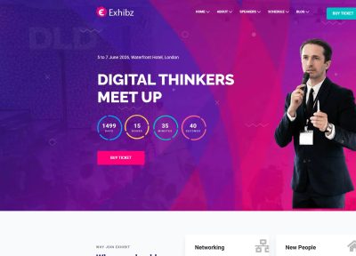 Exhibz – Premium Responsive Event Conference WordPress Theme