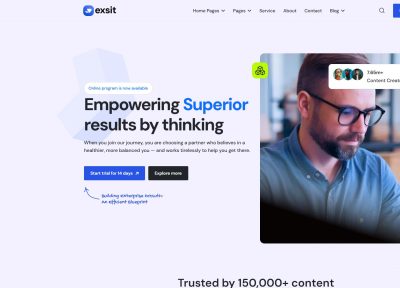 Exsit – Premium Responsive SaaS & Business Joomla 6 Template