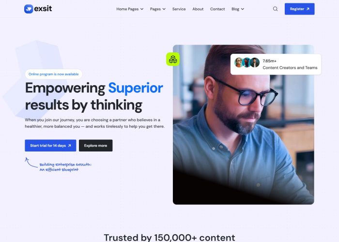 Exsit – Premium Responsive SaaS & Business Joomla 6 Template