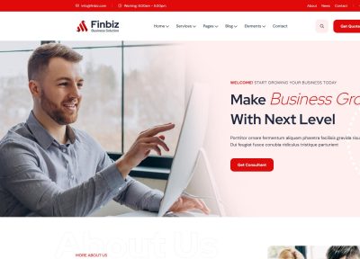Finbiz – Premium Responsive Consulting Business HTML5 Template