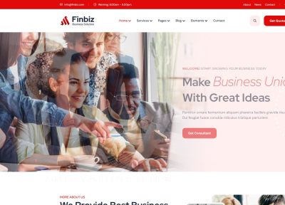 Finbiz – Premium Responsive Consulting Business Joomla Template