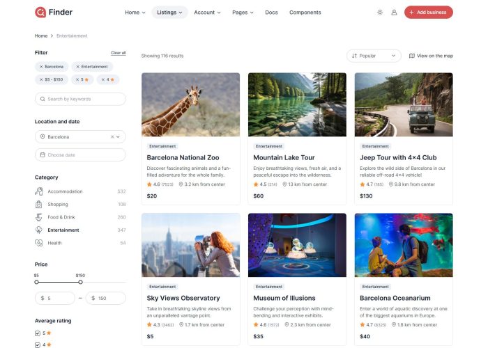 25+ Best HTML5 Directory Listing Templates 2026