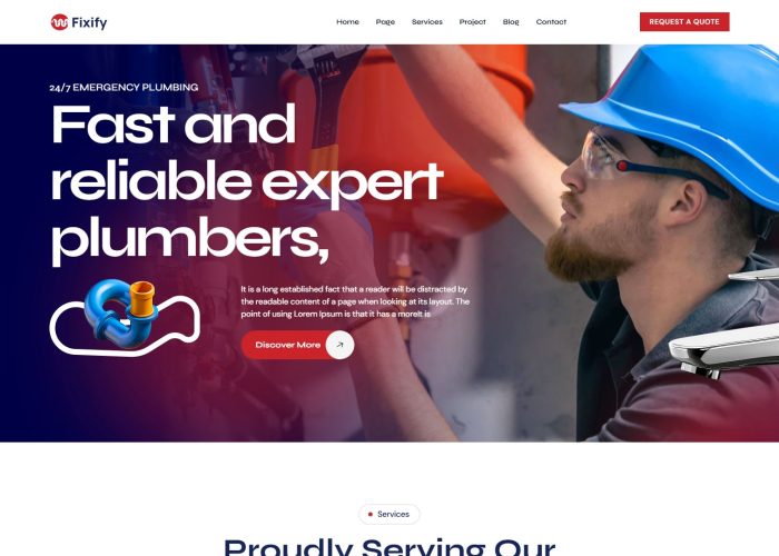 17+ Best Plumbing Website Templates 2026