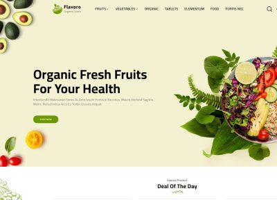 Flavero – Premium Responsive Organic Food OpenCart Theme