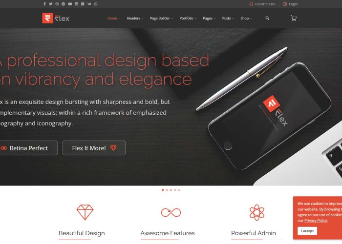 FLEX – Premium Responsive Multi-Purpose Joomla Template