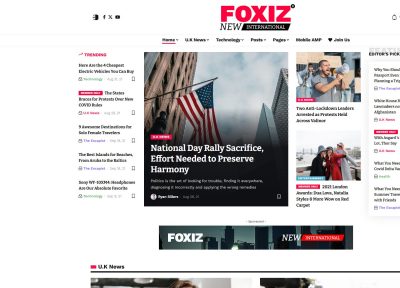 Foxiz – Premium Responsive News & Magazine WordPress Theme
