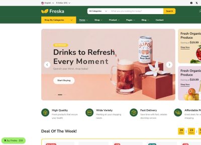 20+ Best WordPress Organic Food Themes 2026