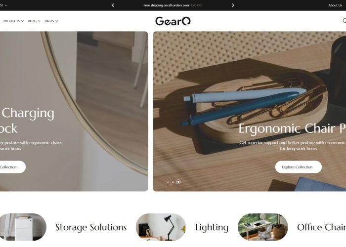 Gearo – Premium Responsive Furniture WooCommerce WordPress Theme