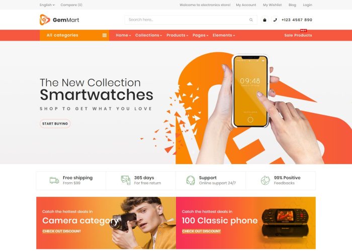 GemMart – Premium Responsive Marketplace Multipurpose Magento 2 Theme