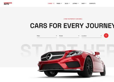 GenesisAuto – Premium Responsive Car Dealer WordPress Theme