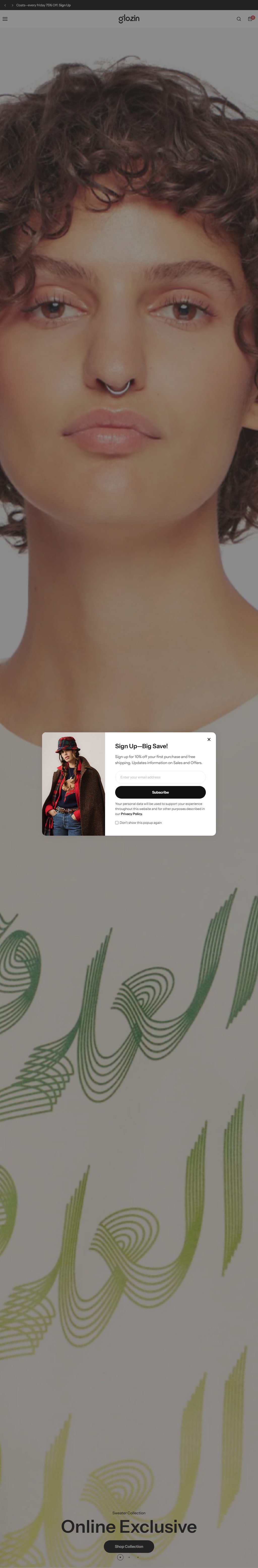 Glozin – Premium Responsive Multipurpose Magento 2 Theme theme — Tablet preview
