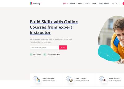 Gostudy – Premium Responsive LearnDash Education WordPress Theme