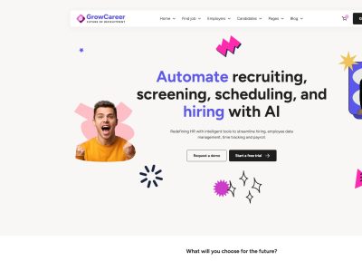 GrowCareer – Premium Responsive Job Board WordPress Theme