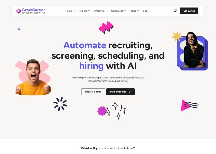 GrowCareer – Premium Responsive Job Board WordPress Theme