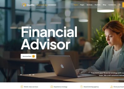 Gudfin – Premium Responsive Accounting & Finance Management HTML5 Template