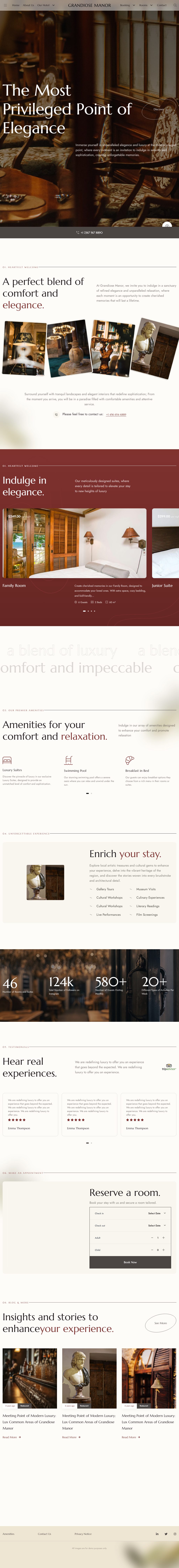 Hotel Hub – Premium Responsive AI Hotel Booking WordPress Theme theme — Tablet preview