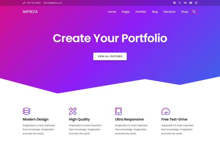 Impreza – Premium Responsive Multipurpose WordPress Theme