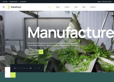 Industrium – Premium Responsive Industry & Factory WordPress Theme