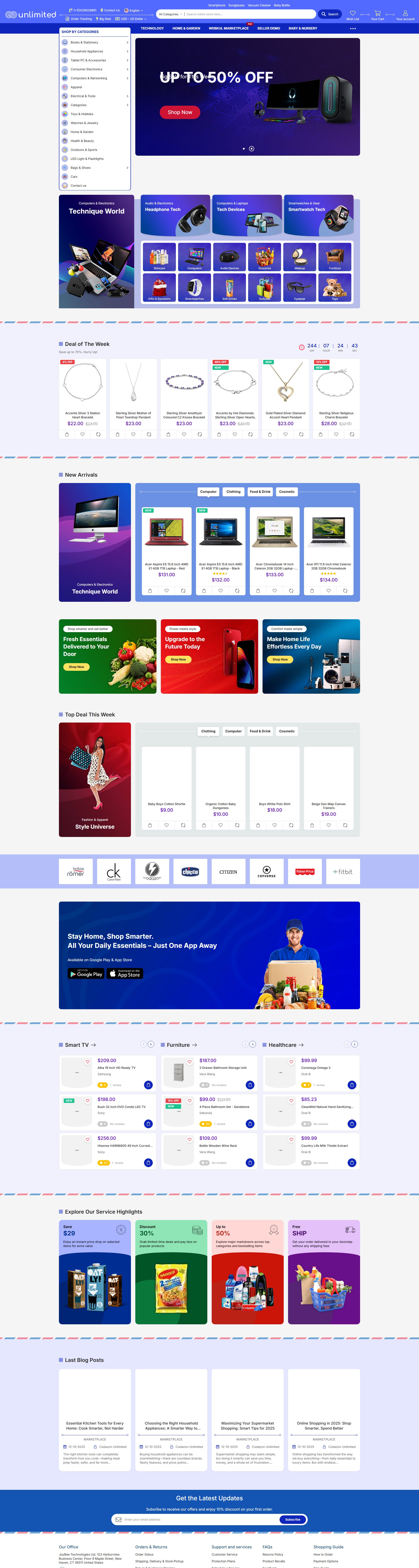 Infinit – Premium Responsive Multipurpose Magento 2 Theme theme — Desktop preview