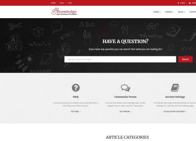 InfoCenter – Premium Responsive Knowledge Base & Q&A WordPress Theme