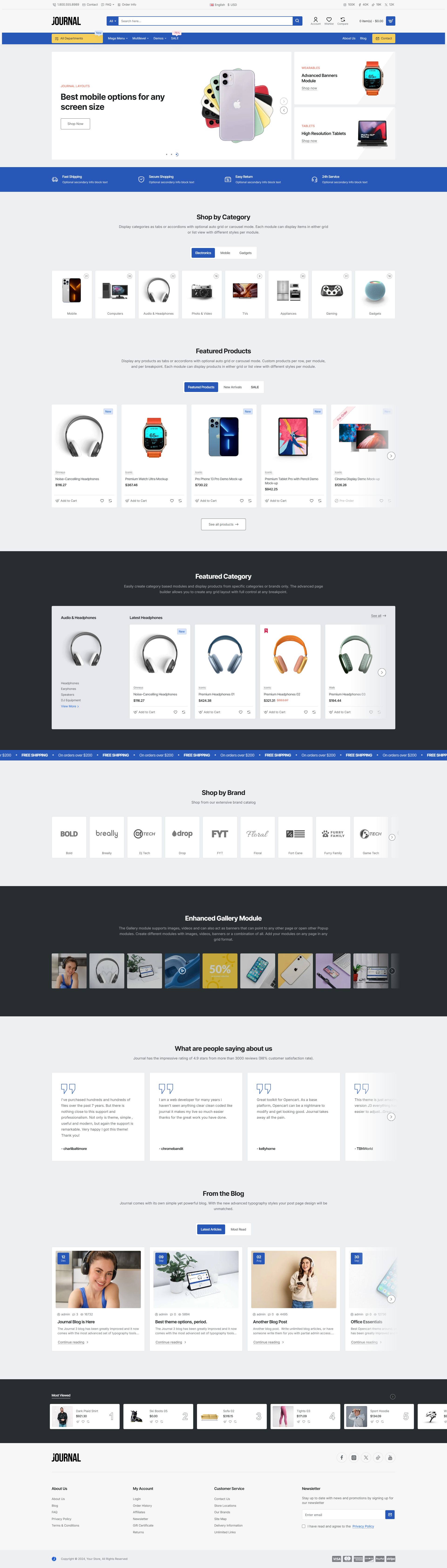 Journal OpenCart 4 Theme