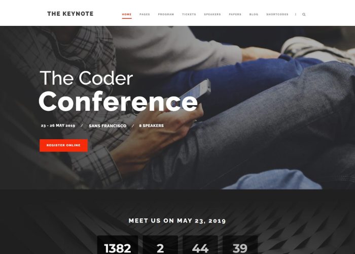 The Keynote – Premium Responsive Conference & Event WordPress Theme