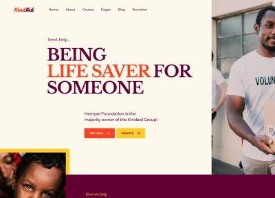 KindAid – Premium Responsive Charity & Nonprofit HTML5 Template