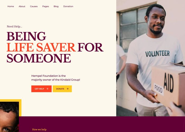KindAid – Premium Responsive Charity & Nonprofit HTML5 Template