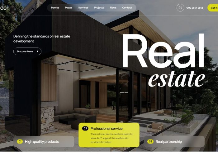 Landor – Premium Responsive Real Estate & Property Listing HTML5 Template