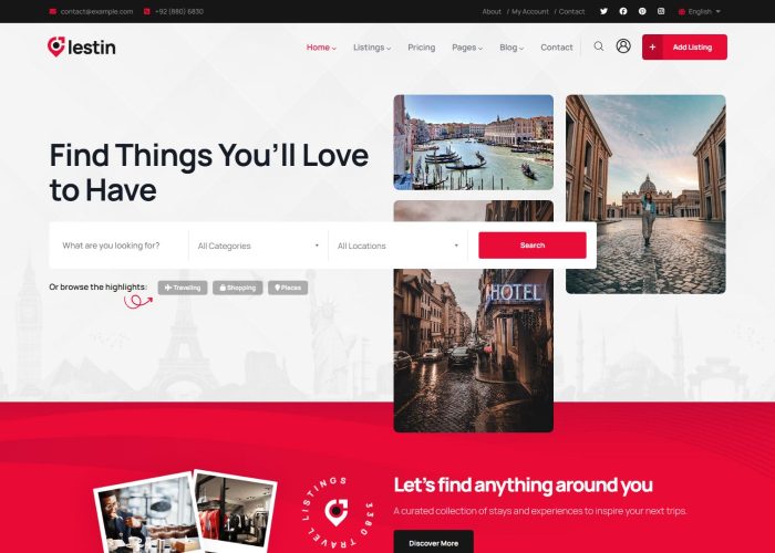 Lestin – Premium Responsive Directory Listing Drupal 11 Theme