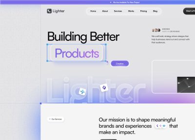 Lighter – Premium Responsive Creative Agency Portfolio WordPress Theme
